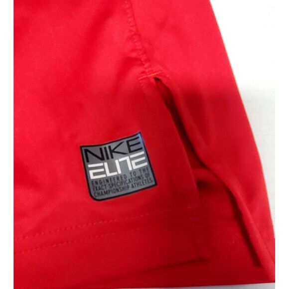 Nike ELITE DriFit Hoodie MED Red/Black Swoosh Light Activewear Perforated/Solid - Picture 9 of 14
